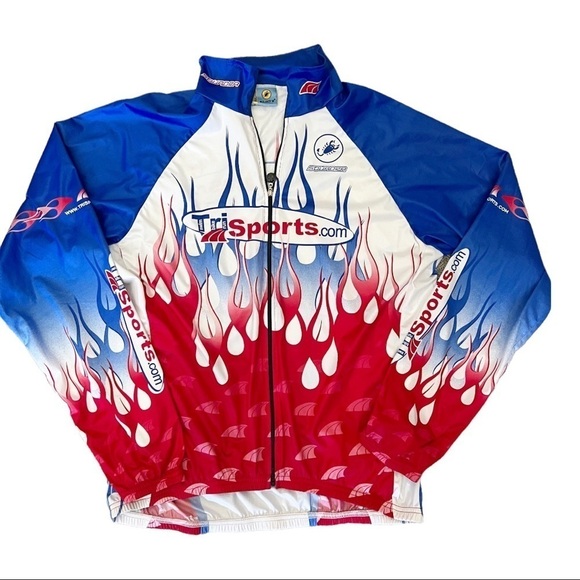 Squadra Cycling Jersey Long Sleeve Size XL - Picture 1 of 6